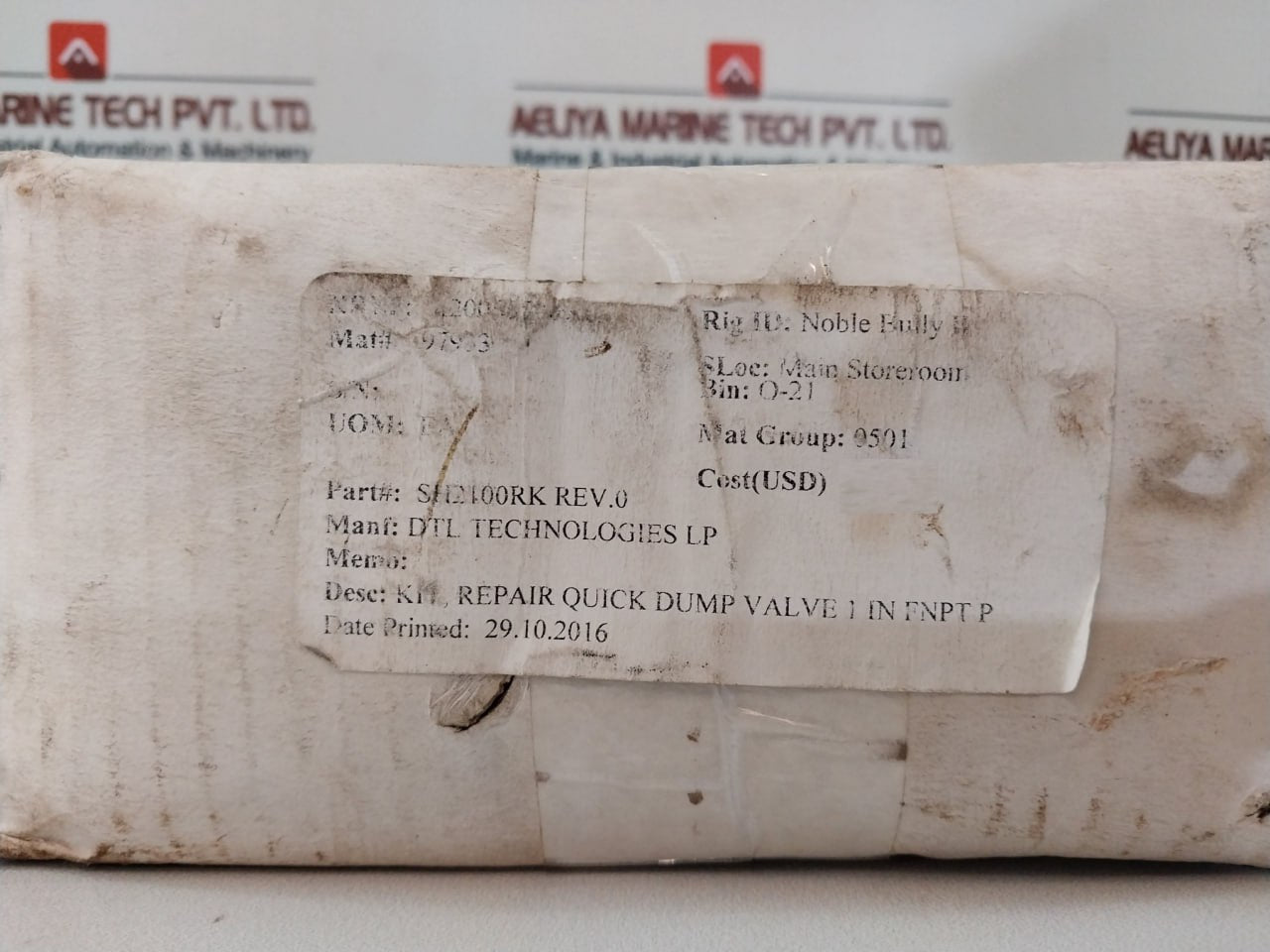 Dtl Technologies Sh2100Rk Quick Dump Valve Repair Kit