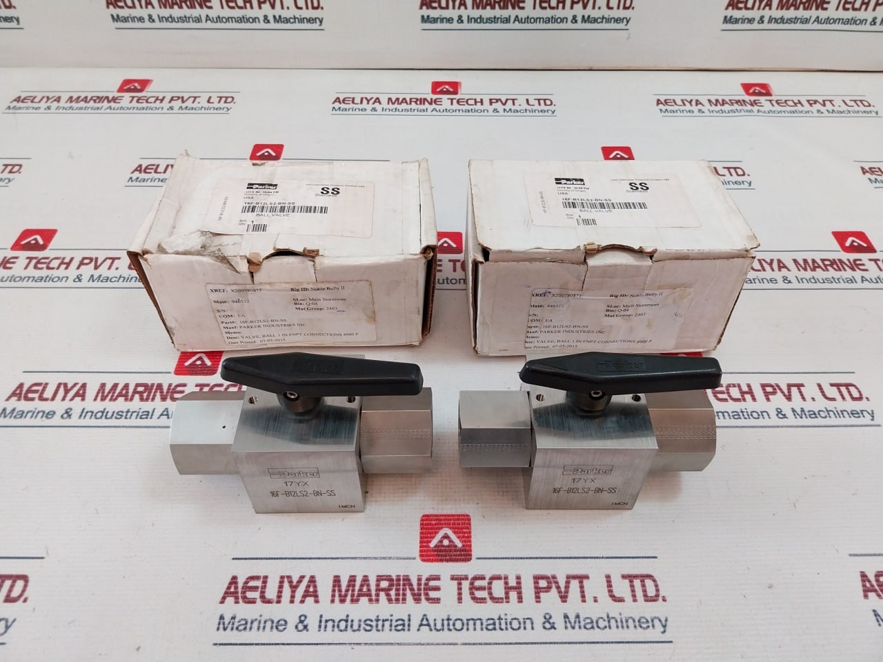 Parker 16F-b12Ls2-bn-ss Ball Valve