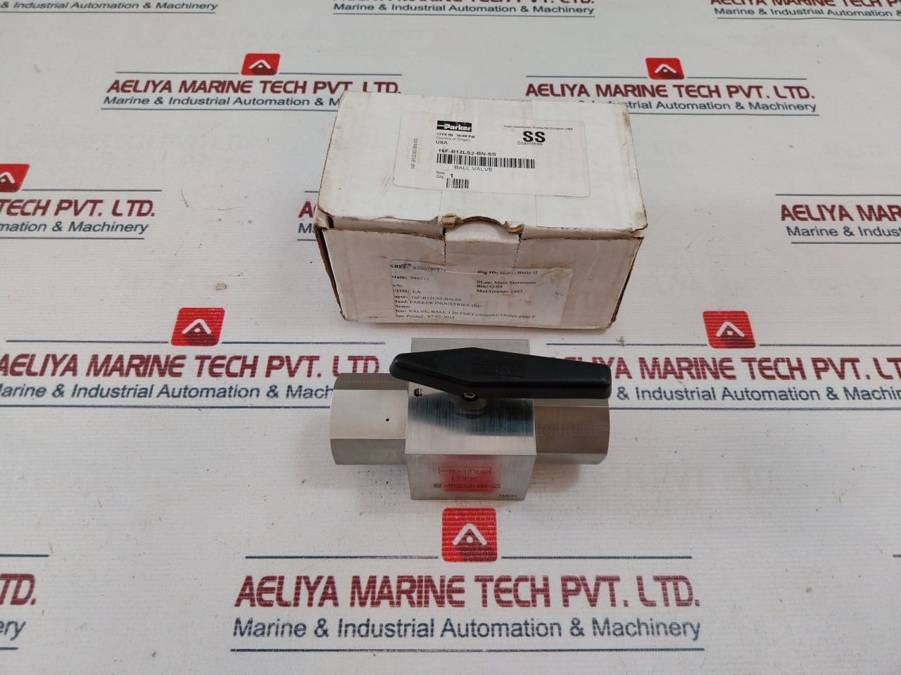 Parker 16F-b12Ls2-bn-ss Ball Valve