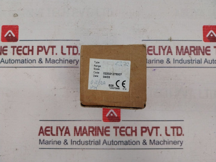 Auramarin Eq72 Ampere Meter 0-10/50A
