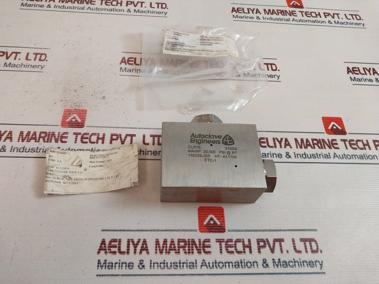 Autoclave Engineers Clx 16 Medium Pressure Elbow Fitting