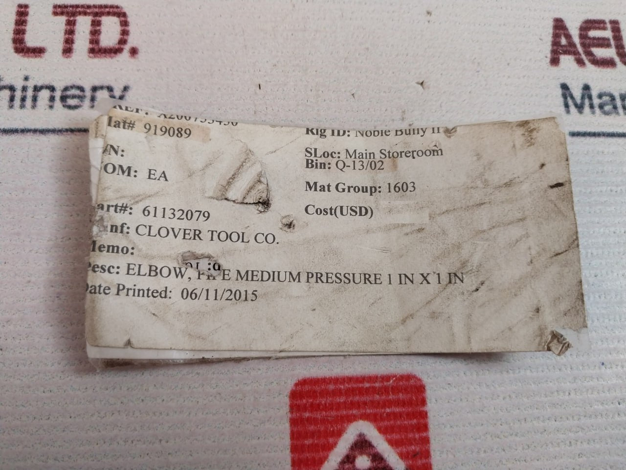 Autoclave Engineers Clx 16 Medium Pressure Elbow Fitting