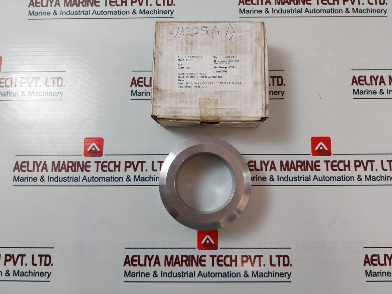 Tribocor Technologies 140255-01-72-03 Gate Valve Seat