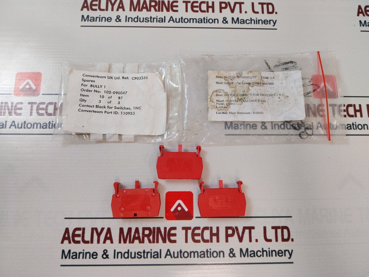 Lot Of 3X C3 Controls Wnc Contact Block For Switch