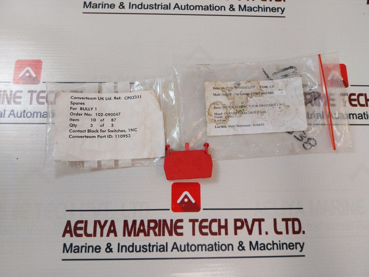 Lot Of 3X C3 Controls Wnc Contact Block For Switch