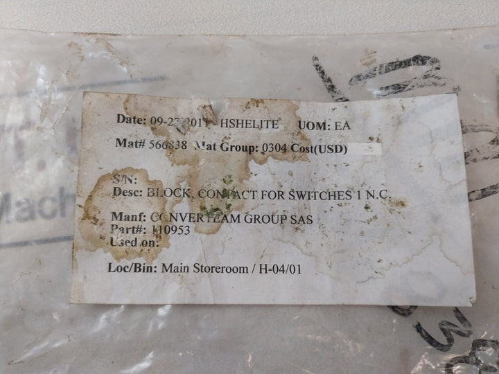 Lot Of 3X C3 Controls Wnc Contact Block For Switch