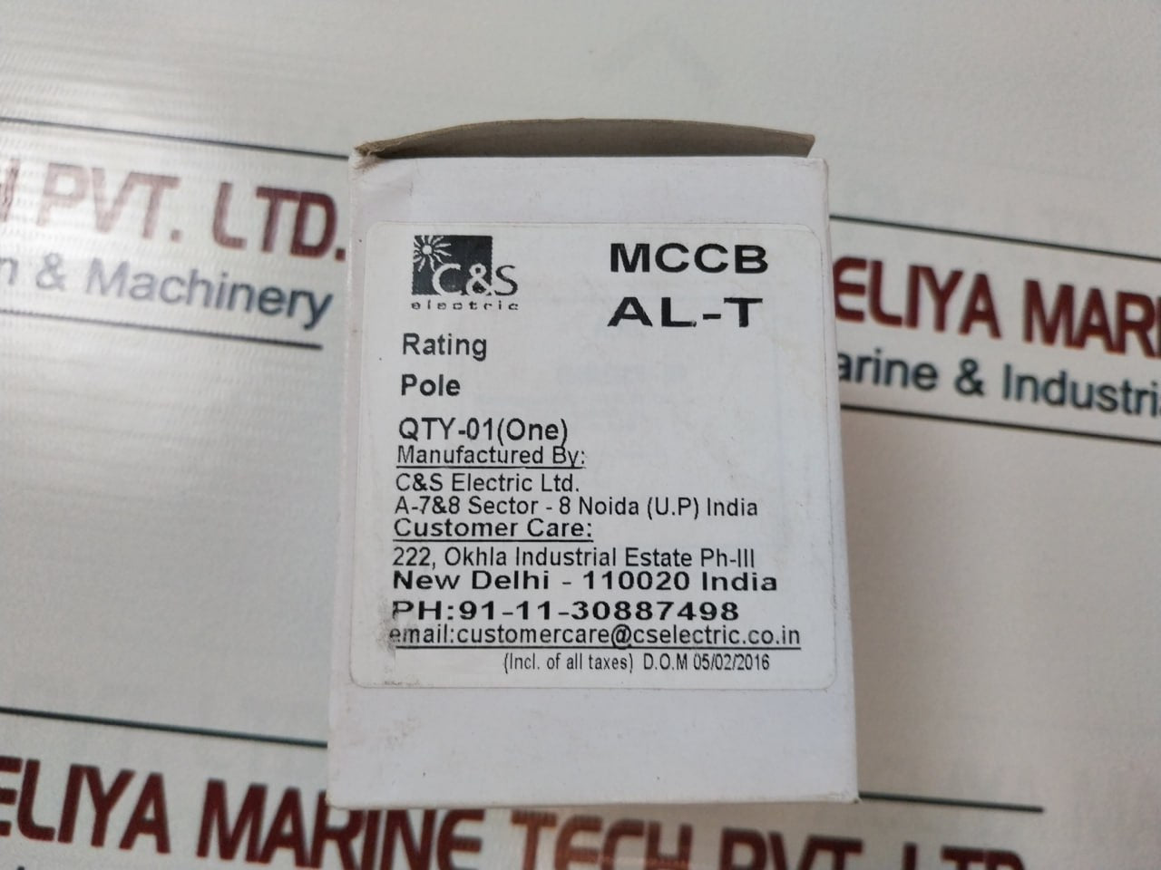 C&S Electric Al-t Alarm Switch For Winbreak2 Mccb