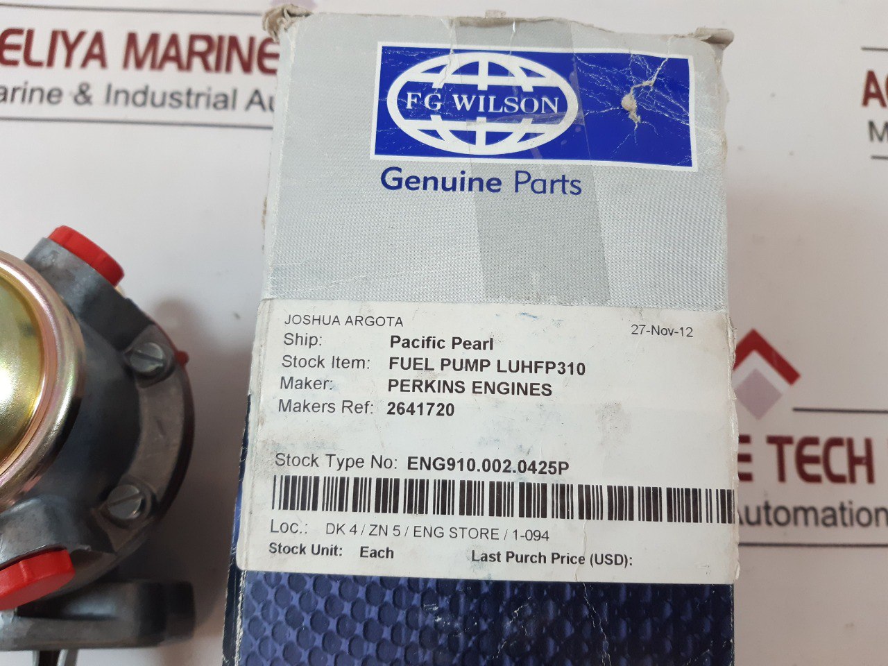 Perkins 913-022 Fuel Lift Pump