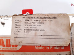 Stromberg spau1g100j3 single phase time relay