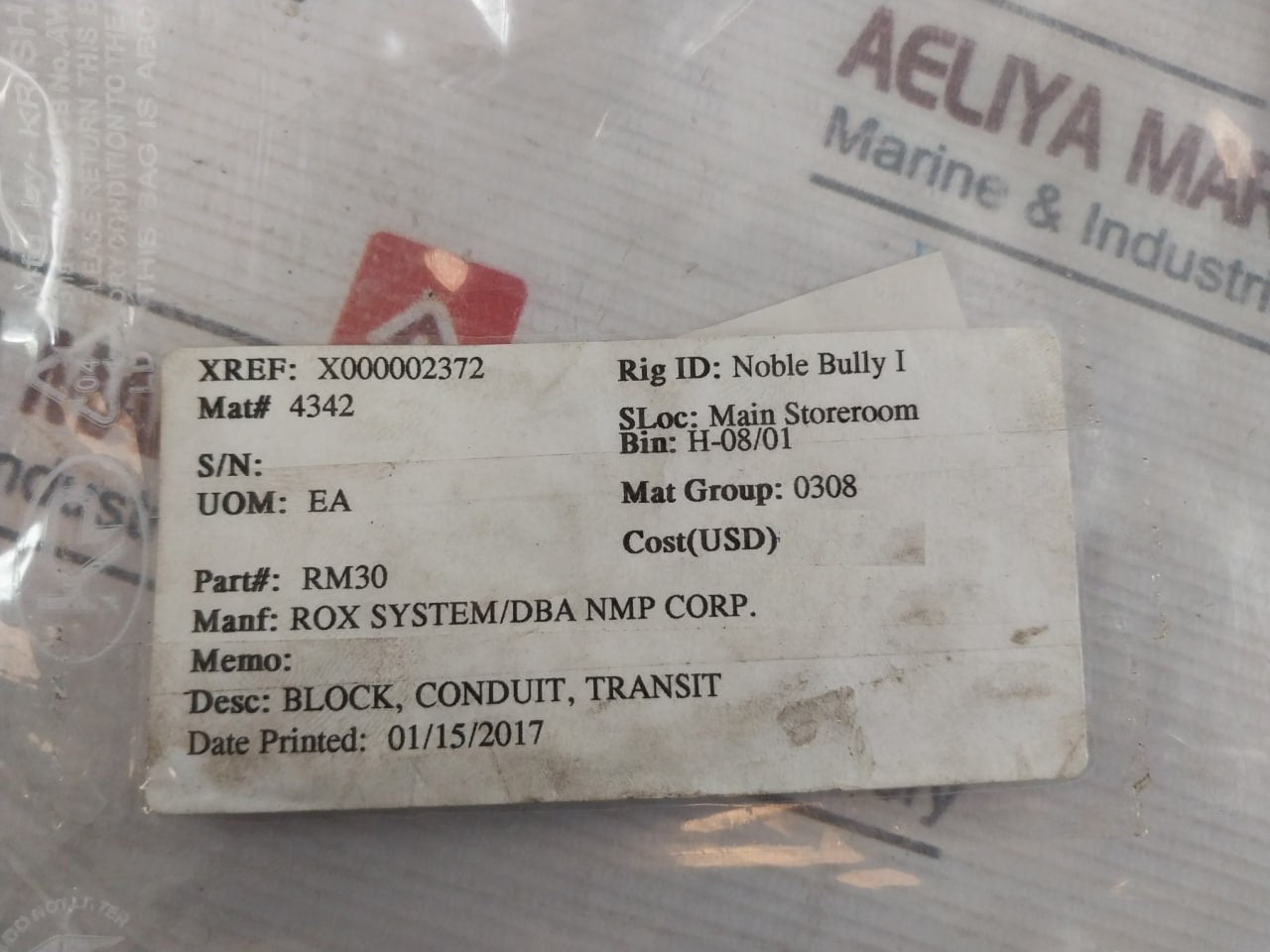 Lot Of 8X Roxtec Rm 30 Block Cable Sealing Module