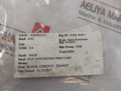 Lot Of 8X Roxtec Rm 30 Block Cable Sealing Module