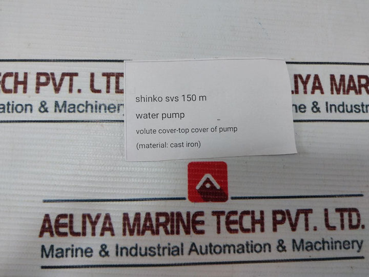 Shinko Svs-150M Volute Cover-top Of Pump