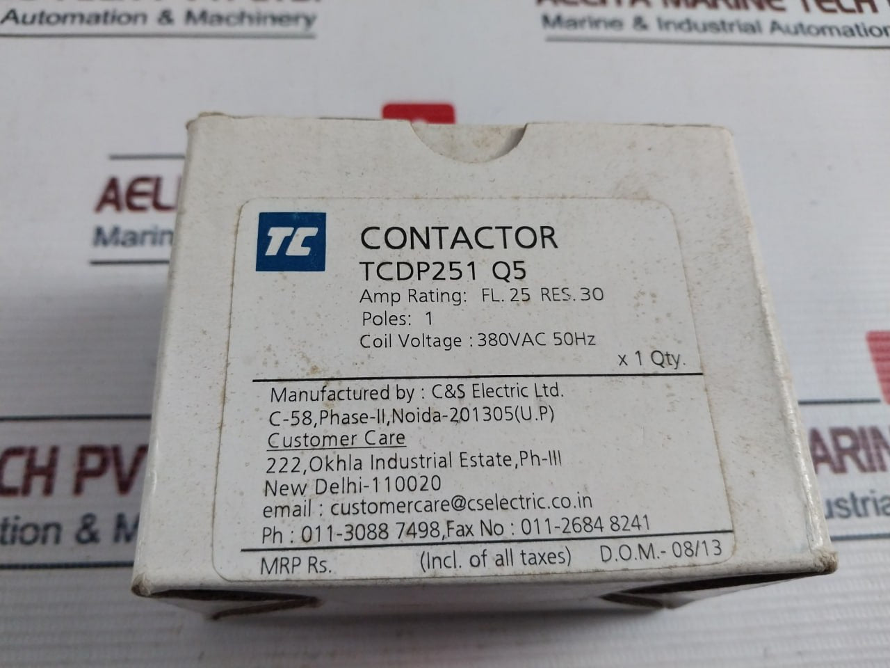 C&S Electric Tcdp251 Tc Contactor Coil 380Vac 50Hz