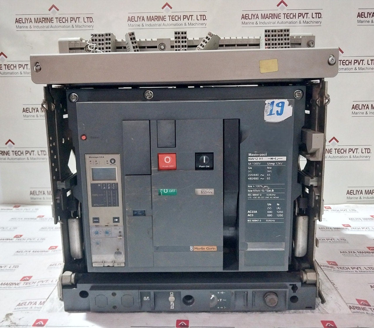 Merlin Gerin Nw12 H1 Circuit Breaker 1000V