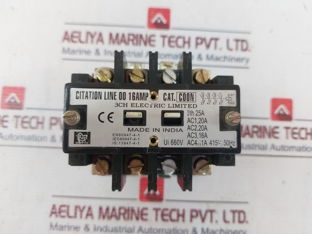 Bch 00 16Amp Citation Line Contactor 25A 660V 50Hz