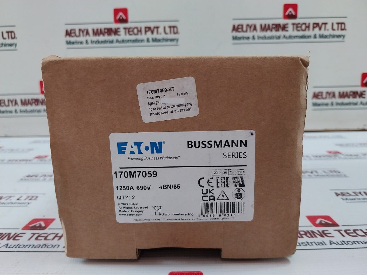 Eaton 170M7059 Fuse Bussmann Series 1250A