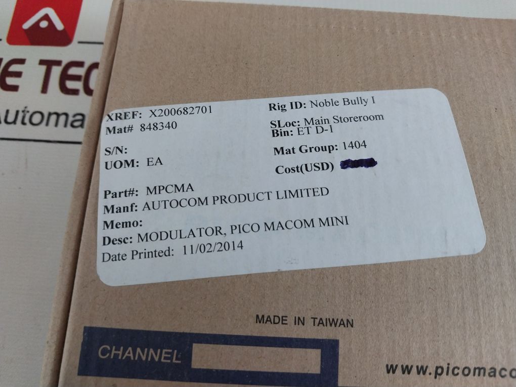 Pico Macom Mpcma Saw Filtered Agile A/V Mini-modulator Free Shipping