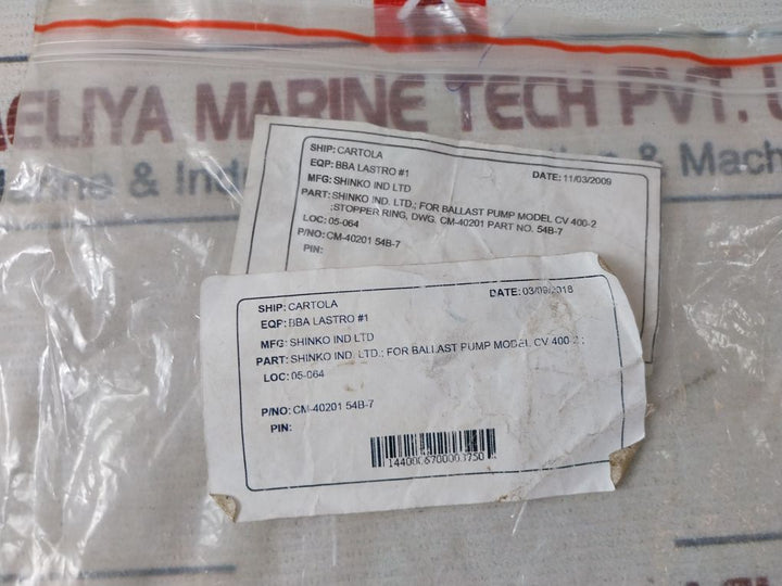 Pillar Us-2-60 Water Ballast Pump Seal