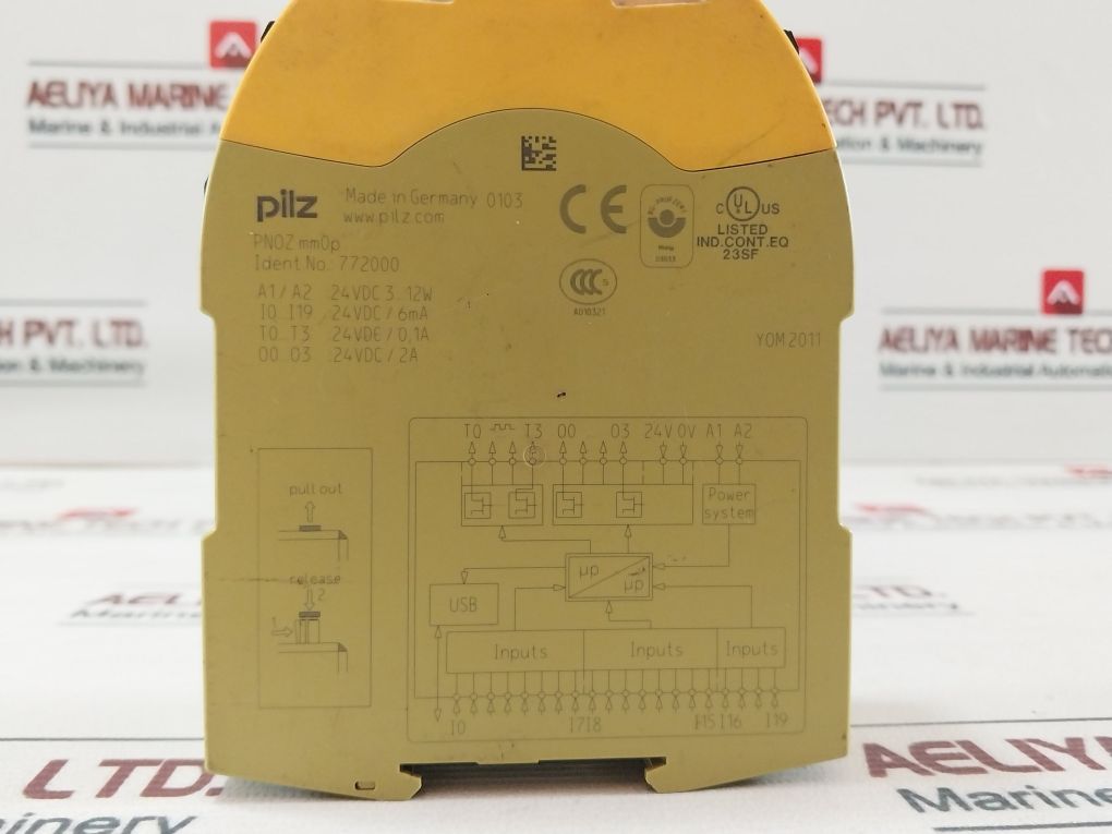 Pilz Pnoz Mm0P Safety Relay Base Unit 772000
