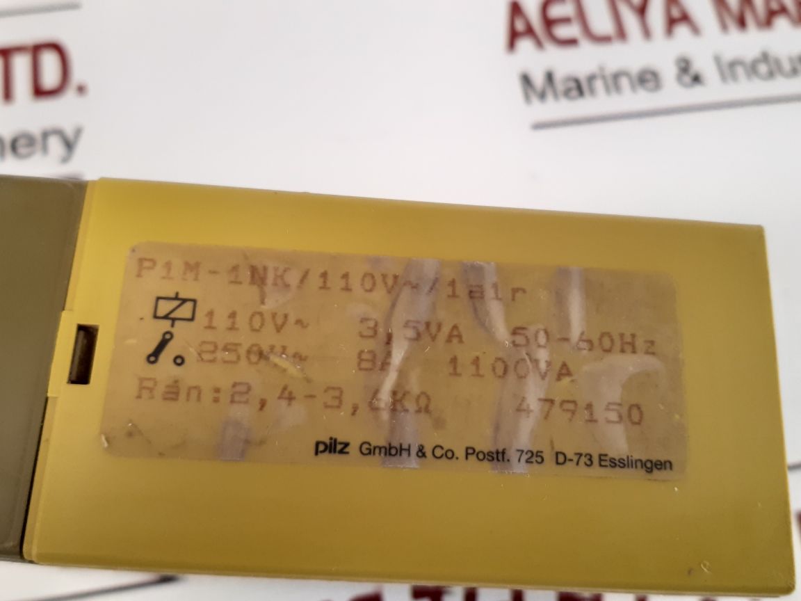 Pilz P1M-1Nk Safety Relay 479150