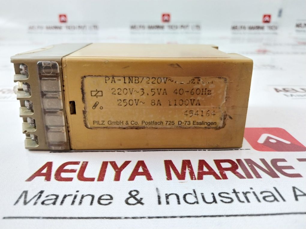 Pilz Pa-1Nb Safety Relay Timer 6-600 S