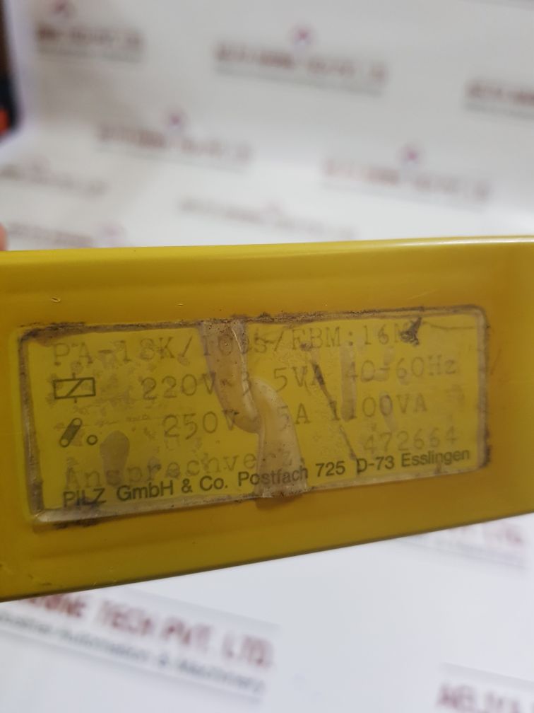 Pilz Pa-1Sk Safety Relay 1 To 100 S