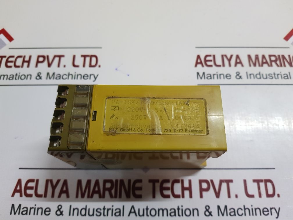 Pilz Pa-1Sk Safety Relay 1 To 100 S