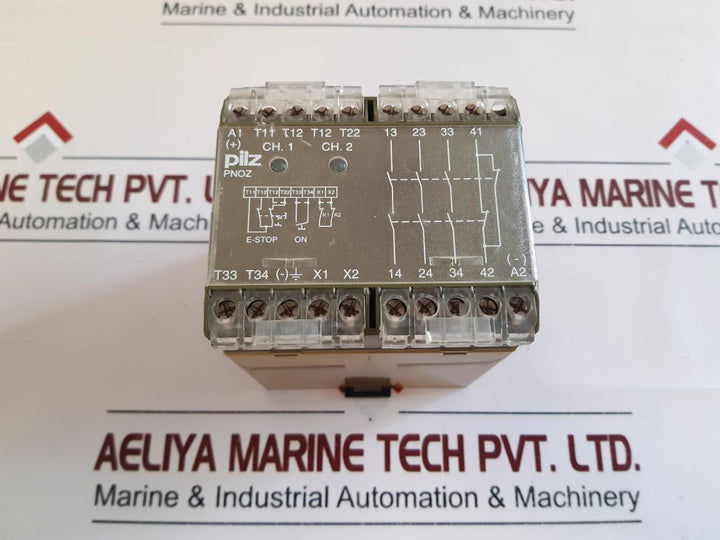 Pilz Pnoz 110Vac 3S 1O Safety Relay