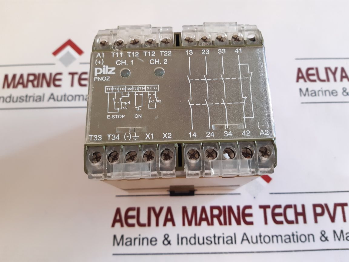 Pilz Pnoz 110Vac 3S 1O Safety Relay