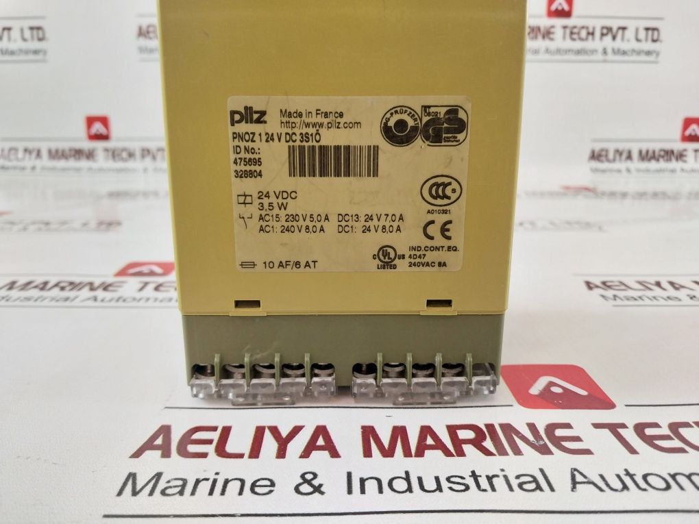 Pilz Pnoz 1 24V Dc 3S1O Safety Relay