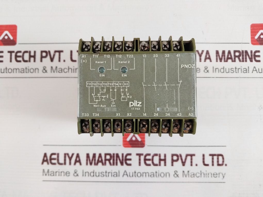 Pilz Pnoz 17753 Safety Relay 250/380Vac