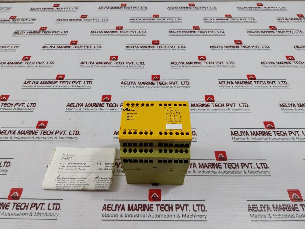 Pilz Pnoz 1 Safety Relay 110-120Vac 50-60Hz