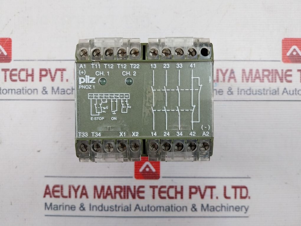 Pilz Pnoz 1 Safety Relay 240Vac 8A