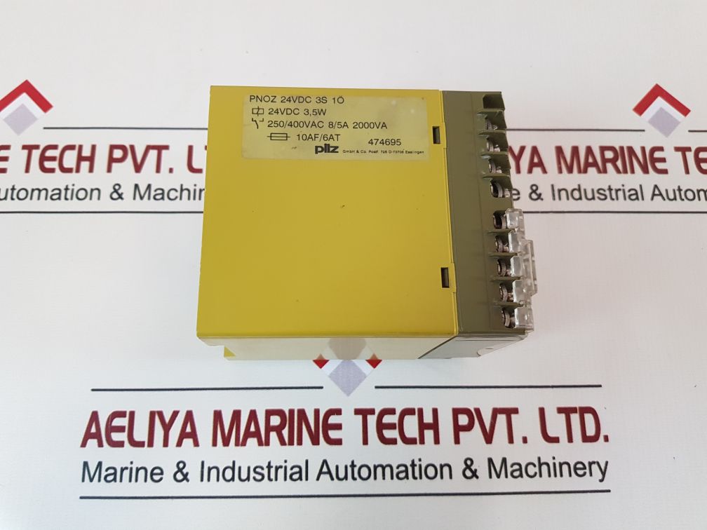 Pilz Pnoz 24Vdc 3S 1Ö Safety Relay 474695