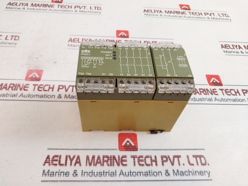 Pilz Pnoz 3 24Vdc 5S 1Ӧ 1W Safety Relay