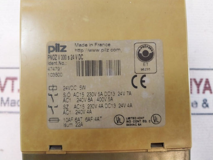Pilz Pnoz V 300 S 24 V Dc Safety Relay