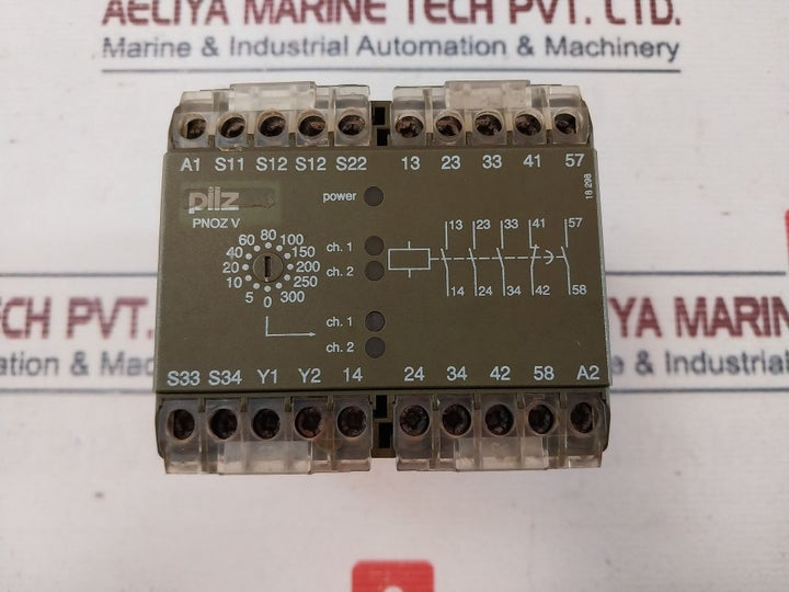 Pilz Pnoz V 300 S 24 V Dc Safety Relay