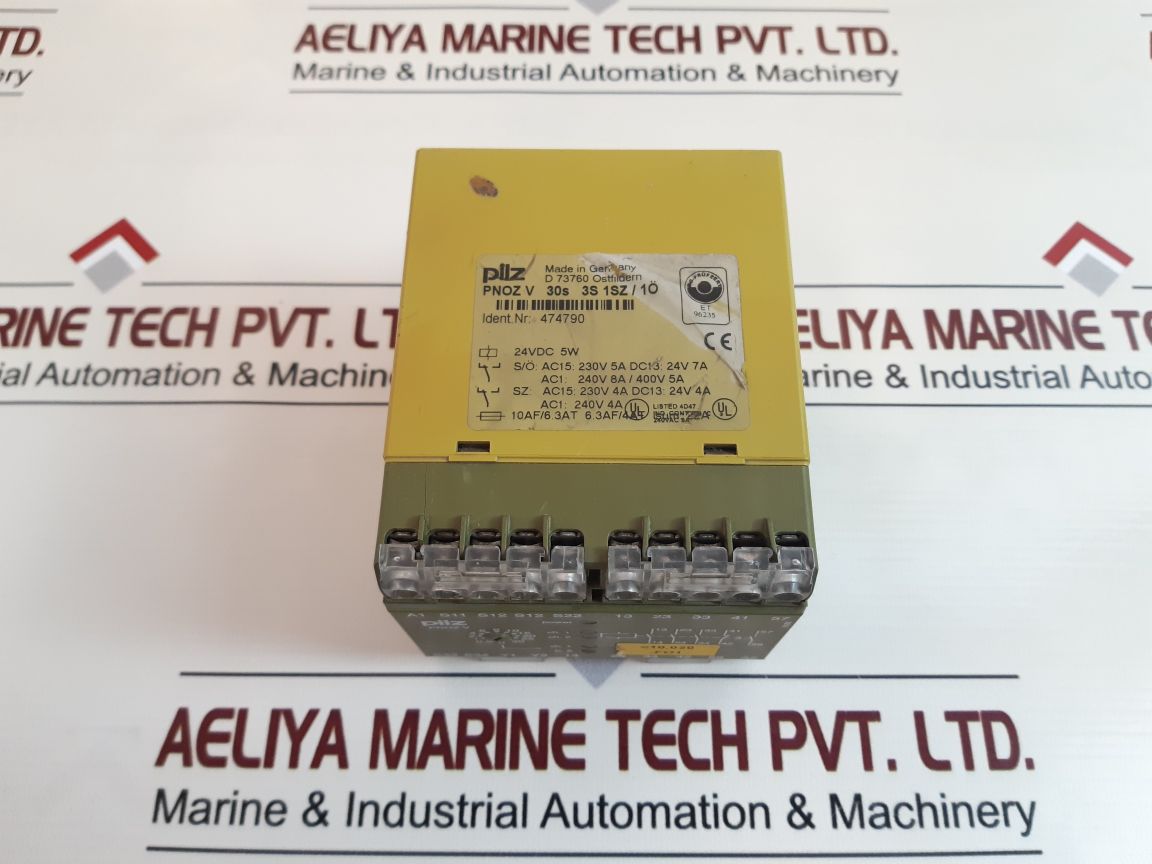 Pilz Pnoz V 30S 3S 1Sz1O Relay 474790
