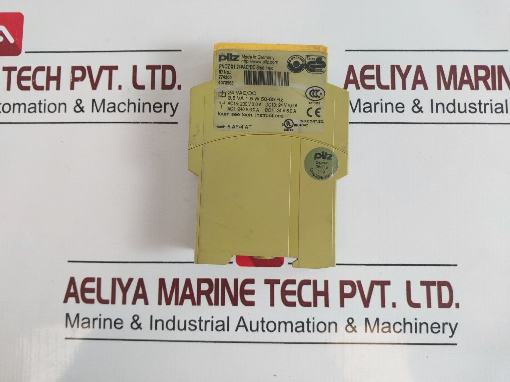 Pilz Pnoz X1 24Vac/Dc 3N/O 1N/C Safety Relay 774300 ,24 Vac/Dc