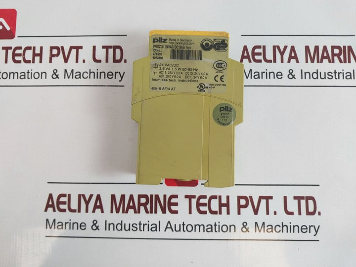 Pilz Pnoz X1 24Vac/Dc 3N/O 1N/C Safety Relay 774300 ,24 Vac/Dc