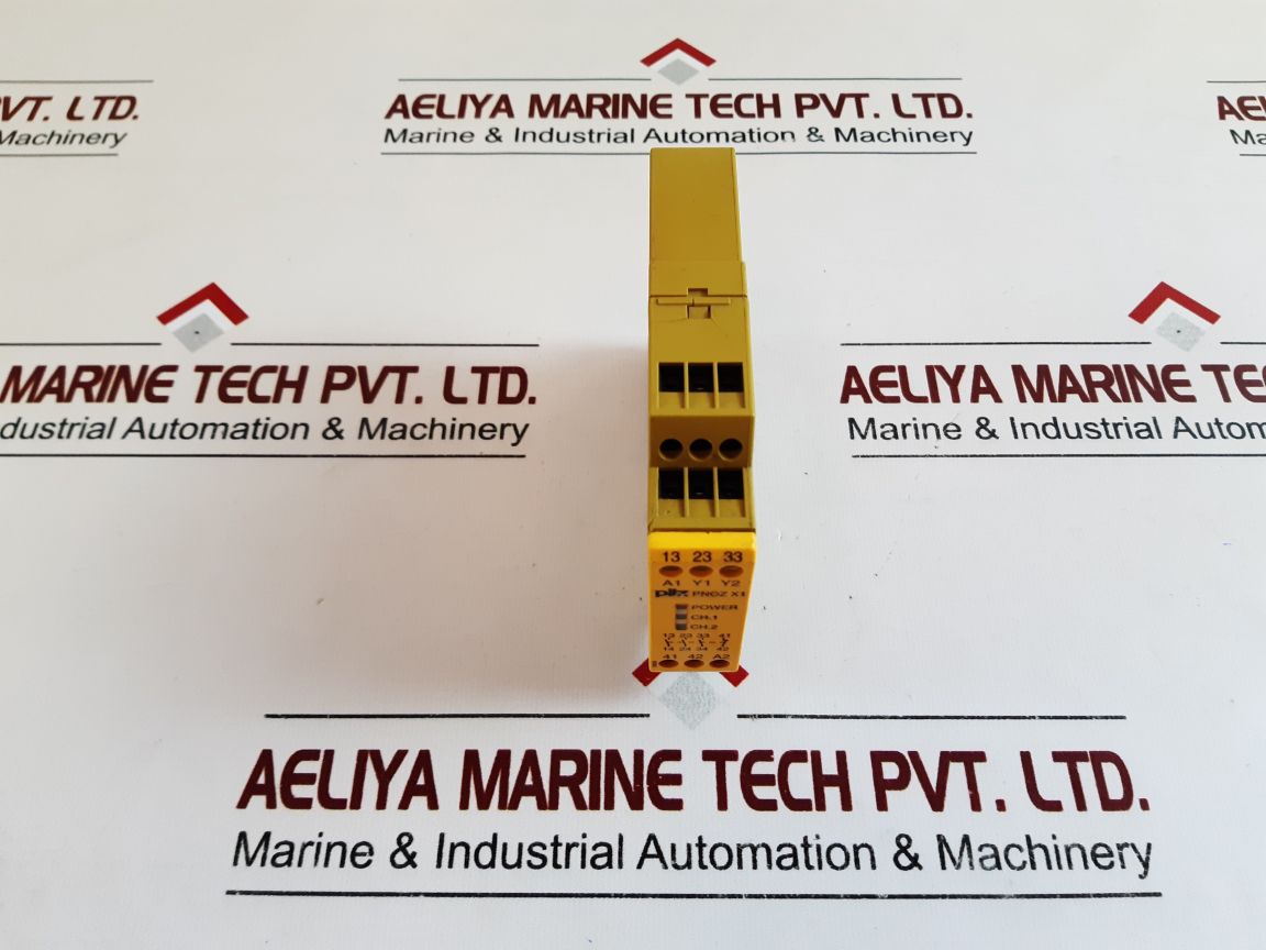 Pilz Pnoz X1 24Vacdc 3S1O Safety Relay Unit 774300