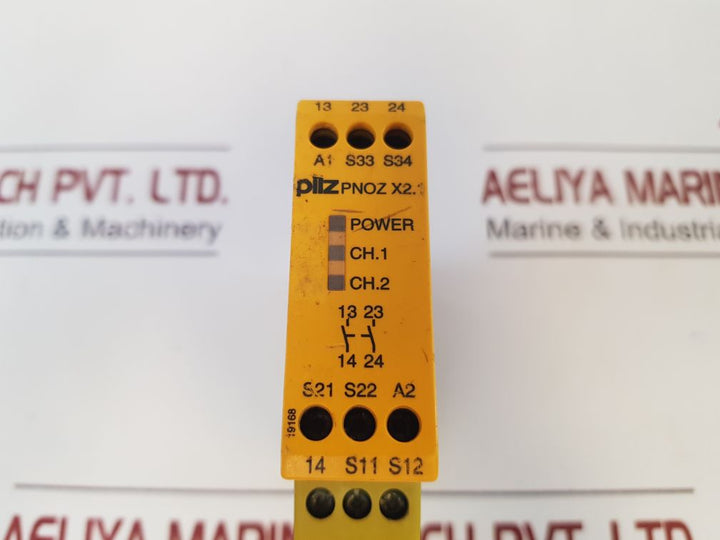Pilz Pnoz X2 24VacDc 2NO Safety Relay 774303
