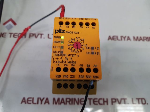 Pilz Pnoz Xv3 324 Vdc 3NO 2NO T Safety Relay 24 Vdc 4,5W