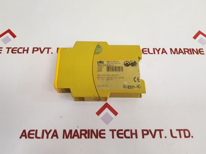 Pilz Pnozx1 Safety Relay 24VacDc 3NO 1NC