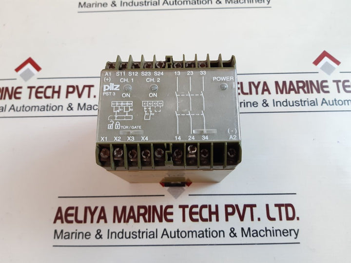 Pilz Pst 3 Safety Relay 24Vdc