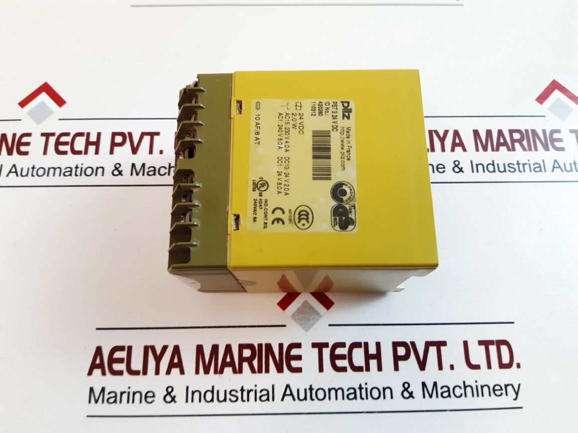 Pilz Pst 3 Safety Relay 24Vdc