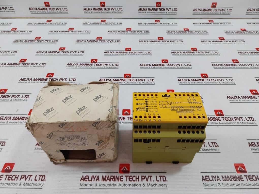 Pilz Pu3Z Safety Relay 120-240Vac