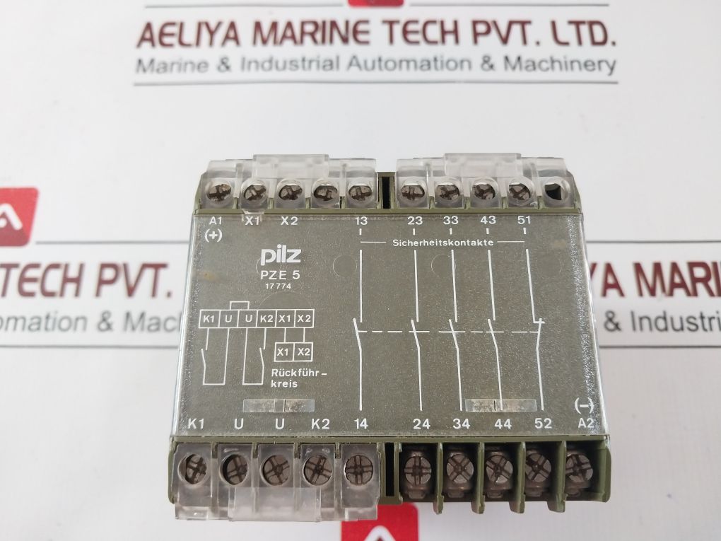 Pilz Pze/5 24Vdc 4S 1O Safety Relay