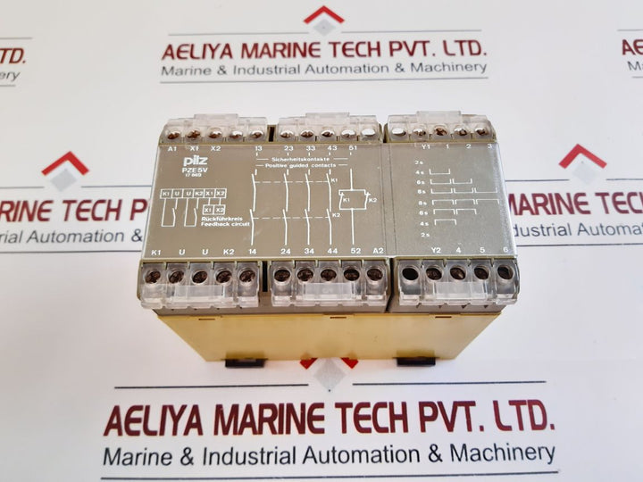 Pilz Pze5V 2-8Sec 24Vdc 4S 1O Safety Relay 24Vdc 3.5W