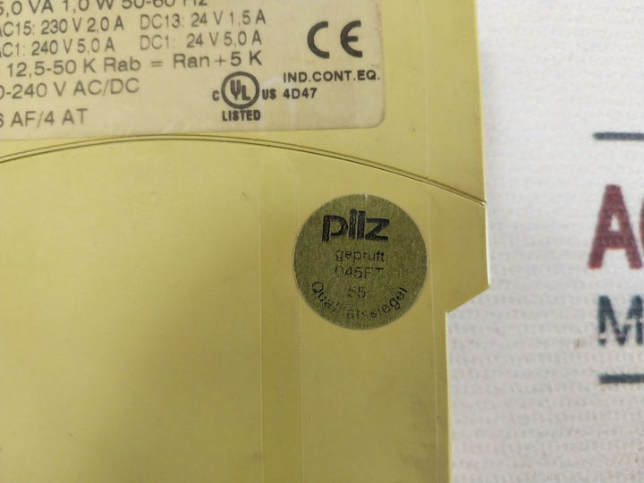 Pilz S1En 50K Ohm 24-240Vac/Dc Safety Relay
